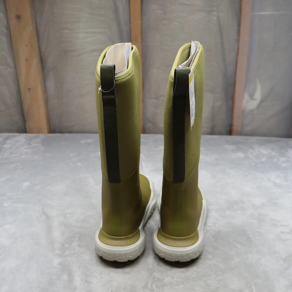 Under Armour Men 9 Deck Boots Green Mud Freak Waterproof Pull On Neoprene Tall